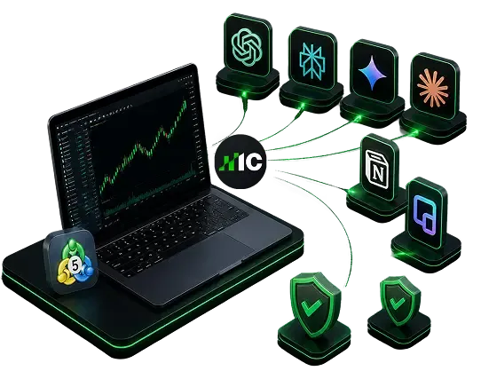 Open AI Trading Assistant works with compatible MT5 brokers