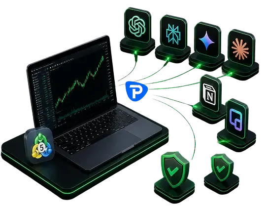 Assistente de trading com IA aberta funciona com corretoras MT5 compatíveis