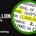 What is 1 trillion to the 10th power image