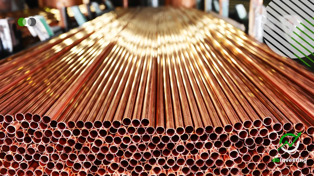 imagem de tubos de cobre
